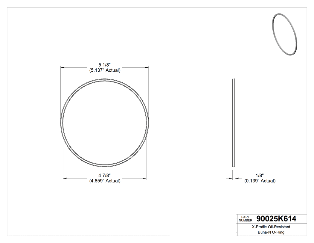 Technical drawing - 90025K614